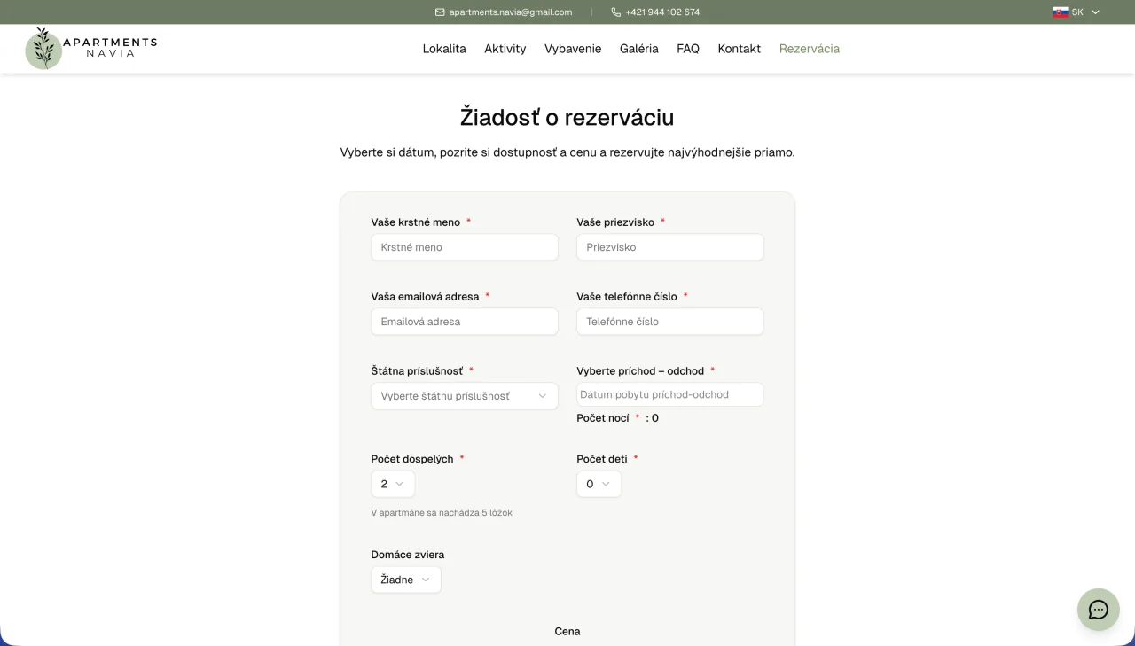 Priama rezervácia