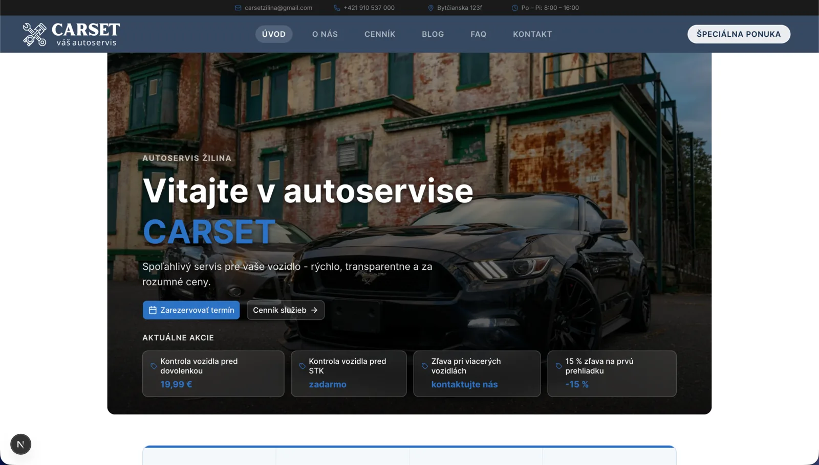 Vlastná webstránka